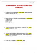 AUXSEA EXAM 2025 QUESTIONS AND  ANSWERS&period;