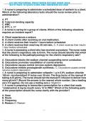 ATI RN MATERNAL PROCTORED RETAKE EXAM 2024  WITH NGN 70 QUESTIONS AND ANSWERS RETAKE