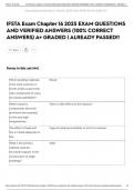 IFSTA Exam Chapter 16 2025 EXAM QUESTIONS AND VERIFIED ANSWERS &lpar;100&percnt; CORRECT ANSWERS&rpar; A&plus; GRADED &vert; ALREADY PASSED&excl;&excl;