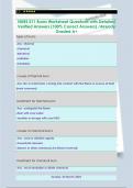NURS 211 Burns Worksheet Questions with Detailed  Verified Answers &lpar;100&percnt; Correct Answers&rpar; &sol;Already  Graded A&plus;
