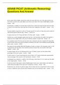 ASVAB PICAT &lpar;Arithmetic Reasoning&rpar;