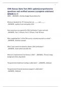 CNA Kansas State Test 2025 update&vert;comprehensive questions and verified answers &lpar;complete solutions&rpar; GRADE A&plus;&excl;&excl;
