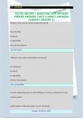 OCCTH 585 TEST 1 QUESTIONS WITH DETAILED  VERIFIED ANSWERS &lpar;100&percnt; CORRECT ANSWERS&rpar;  &sol;ALREADY GRADED A&plus; 