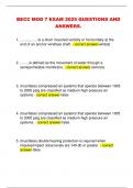 BECC MOD 7 EXAM 2025 QUESTIONS AND  ANSWERS&period;