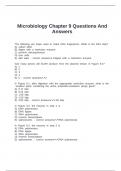 Microbiology Chapter 9 Questions And Answers