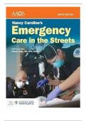 Nancy Caroline&rsquo;s Emergency Care in the Streets&comma; 9th Edition TEST BANK by Nancy Caroline&comma; Verified Chapters 1 - 53&comma; Complete Newest Version&period;