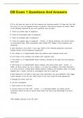 OB Exam 1 r