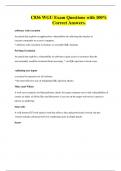 C836 WGU Exam Questions with 100&percnt; Correct Answers&period;