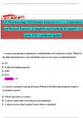 ATI Pharmacology 2023 Retake Exam &lpar;Level 1&comma; 2&comma; 3&rpar; Questions and Revised Answers&comma; &lpar;Complete and Verified&rpar; &vert;&vert;Complete A&plus; Guide 2025 Combined Update
