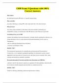 C838 Exam 5 Questions with 100&percnt; Correct Answers&period;