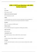 C838- CCSP Exam Questions with 100&percnt; Correct Answers&period;