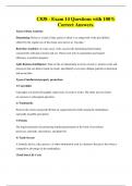 C838 - Exam 14 Questions with 100&percnt; Correct Answers&period;