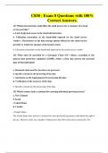 C838 - Exam 8 Questions with 100&percnt; Correct Answers&period;