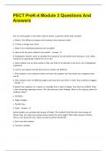 Pect PreK-4 Praxis Test Module 3 