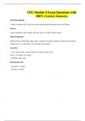 CFL Module 5 Exam Questions with 100&percnt; Correct Answers&period;
