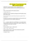 CFL Module 7 Exam Questions with 100&percnt; Correct Answers&period;