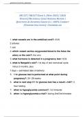 NR 327&sol; NR327 EXAM 1&colon; &lpar;NEW 2025&sol; 2026  UPDATE&rpar; MATERNAL-CHILD NURSING REVIEW &vert;  QUESTIONS & ANSWERS&vert; GRADE A&plus; &vert; 100&percnt; CORRECT  &lpar;VERIFIED SOLUTIONS&rpar;- CHAMBERLAIN 