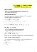 CFL Module 14 Exam Questions with 100&percnt; Correct Answers&period;