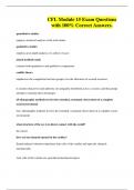 CFL Module 15 Exam Questions with 100&percnt; Correct Answers&period;