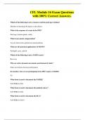 CFL Module 16 Exam Questions with 100&percnt; Correct Answers&period;