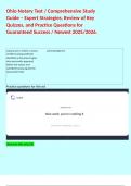 Ohio Notary Test &sol; Comprehensive Study Guide &ndash; Expert Strategies&comma; Review of Key Quizzes&comma; and Practice Questions for Guaranteed Success &sol; Newest 2025&sol;2026&period; 