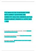 FTCE NAVA ED ESE STUDYGUIDE EXAM WITH CORRECT QUESTIONS AND CORRECTRY ANALYZED ANSWERS &lpar;ACTUAL EXAM&rpar; ALREADY GRADED A&plus; LATEST 2025 &ndash; 2026