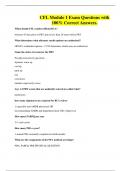 CFL Module 1 Exam Questions with 100&percnt; Correct Answers&period;