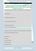 Salesforce Admin Certification Questions with  Detailed Verified Answers &lpar;100&percnt; Correct Answers&rpar;  &sol;Already Graded A&plus; 