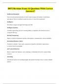 D072 Revision Exam 14 Questions With Correct Answers&excl;&excl;