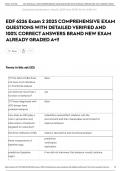 EDF 6226 Exam 2 2025 COMPREHENSIVE EXAM QUESTIONS WITH DETAILED VERIFIED AND 100&percnt; CORRECT ANSWERS BRAND NEW EXAM ALREADY GRADED A&plus;&excl;&excl;