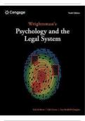 Wrightsman's Psychology and the Legal System&comma; 10th Edition Kirk HeilbrunEdie GreeneAmy Bradfield Douglass Chapter 1-15