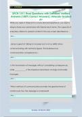 SPCH 1311 Final Questions with Detailed Verified  Answers &lpar;100&percnt; Correct Answers&rpar; &sol;Already Graded  A&plus; 