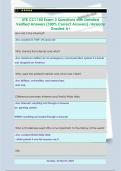 CCI 150 Exam   Questions with Detailed Verified Answers &lpar;100&percnt; Correct Answers&rpar; &sol;Already Graded A&plus;