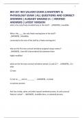 BIO 201 RIO SALADO EXAM 2&sol;ANATOMY & PHYSIOLOGY EXAM &vert; ALL QUESTIONS AND CORRECT ANSWERS &vert; ALREADY GRADED A&plus; &vert; VERIFIED ANSWERS &vert; LATEST VERSION