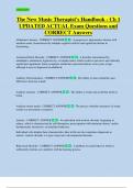 The New Music Therapist's Handbook - Ch 1  UPDATED ACTUAL Exam Questions and  CORRECT Answers