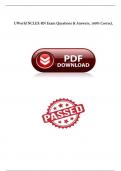 UWorld NCLEX-RN Exam Questions & Answers &ndash; 100&percnt; Correct &vert; Clinical Reasoning and Priority Nursing Practice Guide