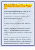 IYRS ELECTRICAL ABYC Exam Questions and Answers 100&percnt; Pass A&plus; Latest Versions 2025&period;