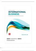TEST BANK For International Business Competing in the Global Marketplace&comma; 14th Edition Author&colon; Charles Hill&vert; All Chapters 1-20&vert; With Verified Questions & Answers with rationales 100&percnt; Complete A&plus; Study Guide Latest Edition 2025