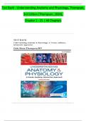 Understanding Anatomy and Physiology&comma; 3rd Edition &ndash; Complete Test Bank by Thompson &lpar;2020&rpar;