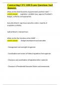 Contracting Officer Unlimited Warrant Board Exam Questions And Answers&period;docx