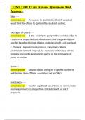 Contracting Officer Unlimited Warrant Board Exam Questions And Answers&period;docx