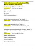 Contracting Officer Unlimited Warrant Board Exam Questions And Answers&period;docx