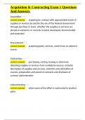 Contracting Officer Unlimited Warrant Board Exam Questions And Answers&period;docx