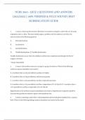 NURS 3610 &ndash; Quiz 2 Questions and Answers &lpar;2024&sol;2025&rpar; &vert; 100&percnt; Verified & Fully Solved &vert; Best Nursing Study Guide