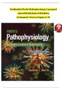 Test Bank For Porth&rsquo;s Pathophysiology 10th Edition By Norris All Chapters Covered Graded A&plus;