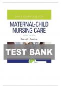 Test Bank For Davis Advantage for Maternal-Child Nursing Care 3rd Edition By Meredith Scannell &vert; &vert; 9781719640985 &vert; Chapter 1-33 &vert; Complete Questions And Answers A&plus;Test Bank For Davis Advantage for Maternal-Child Nursing Care 3rd Edition By Meredith Scanne