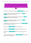 EMT FISDAP Paramedic Entrance Exam Study Guide Latest Update 2025-2026 200 Questions and 100&percnt; Verified Correct Answers Guaranteed A&plus;