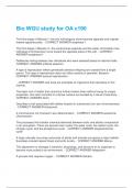 Bio WGU study for OA c190 Latest Updated 2025 Actual Questions and Answers Fully Solved 100&percnt; Guaranteed Success&period;&lpar;Graded A&plus;&rpar;