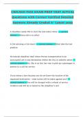 CHICAGO TAXI EXAM PREP TEST ACTUAL Questions with Correct Verified Detailed Answers Already Graded A&plus; Latest 2025