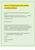 Rel A 275 Final Exam with verified accurate solutions